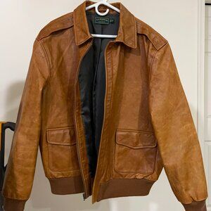 CC Filson Co XL Leather Flight A2 Jacket
